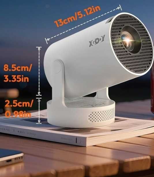 Projektor LED XGODY Gimbal 3S biały