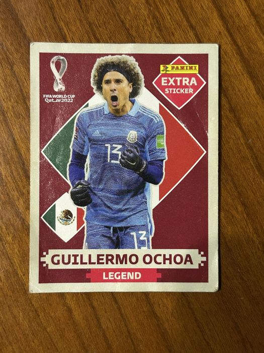Cromo Legendário -  Guilherme Ochoa- Copa do Mundo 2022