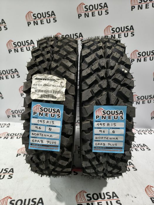 2 pneus nortenha 195R15 - Oferta da entrega