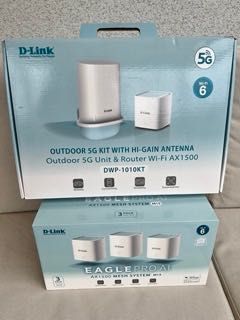 Zestaw Router D-LINK DWP-1010KT + zestaw mesh x3
