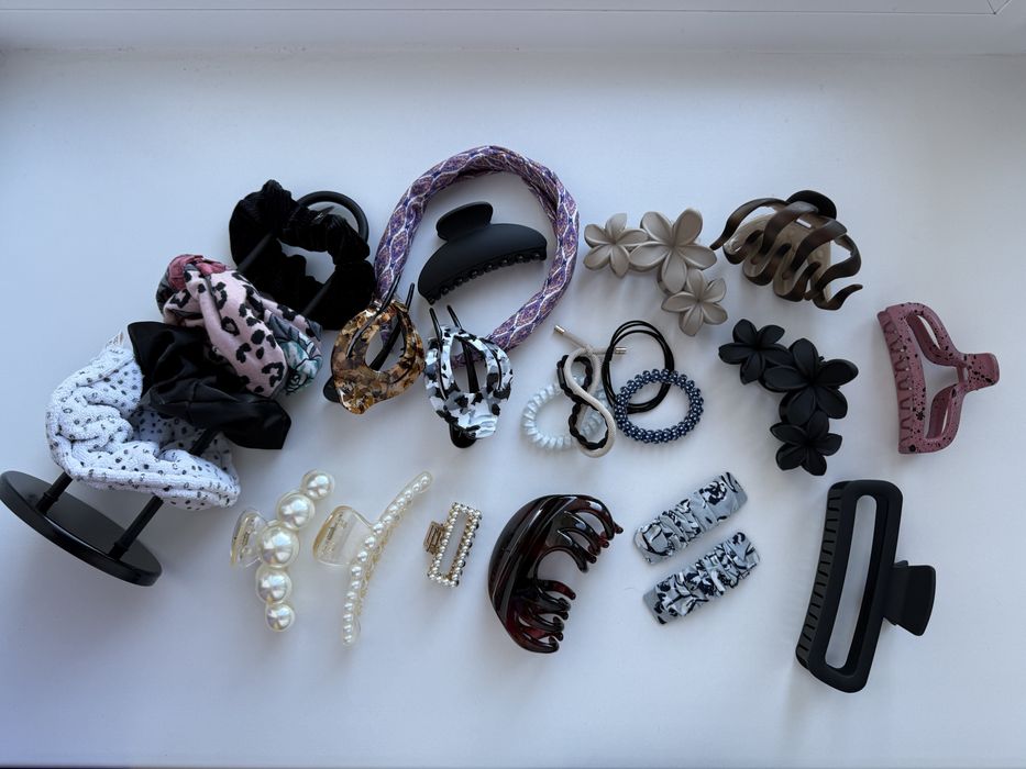 Заколки  гумки резинки крабікі