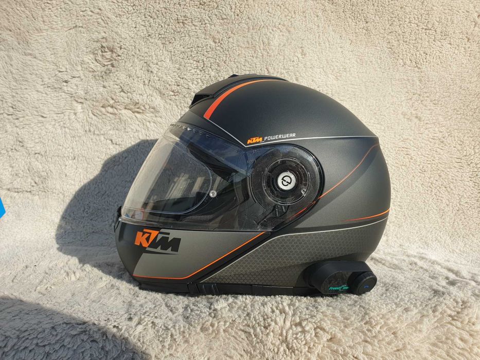 Schuberth c3 PRO rozm . L szczękowy  kask motocyklowy z blendą  +intercom