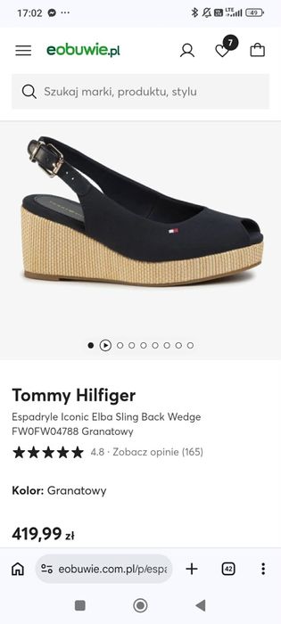 Sandały Tommy Hilfiger