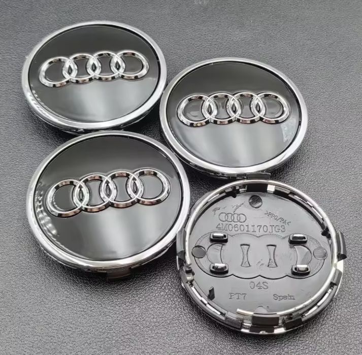 Ковпачки-заглушки на диски audi 61 мм