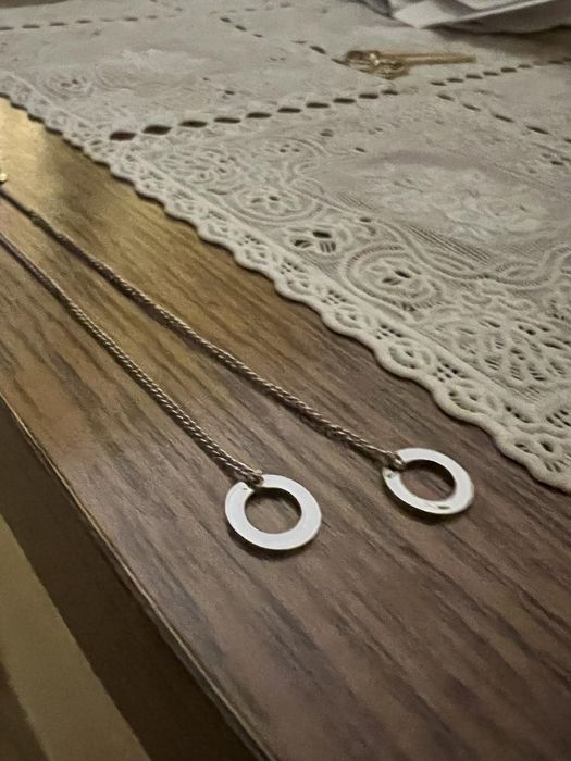 Kolczyki stał nierdzewna i bransoletka