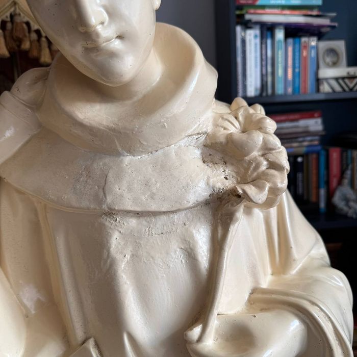 Monumentalna figura Św. Antoni Barsanti Lucca 120 cm Włochy Vintage