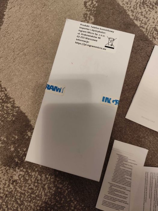 Telefon Xiaomi redmi note 9 pro kolor niebieski z ładowarką pudełkiem