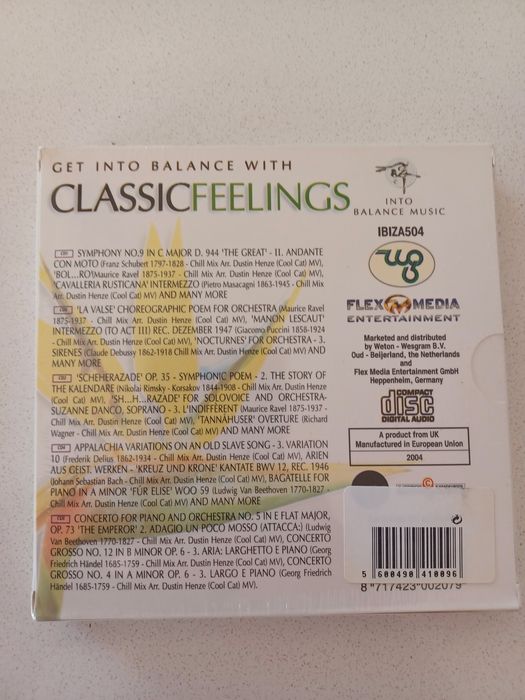 Caixa 5 Cd's ClassicFeelings