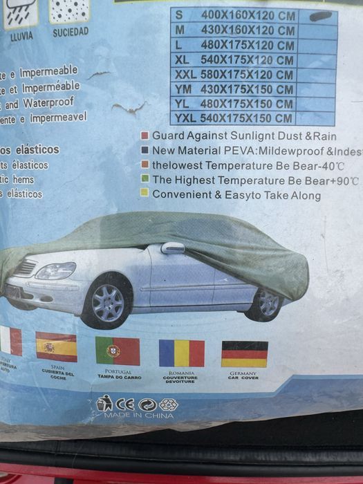Capa para automovel