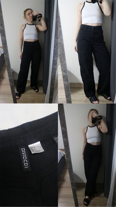 5 брюки палаццо Жіночі лляні, карго, джинси. штани zara