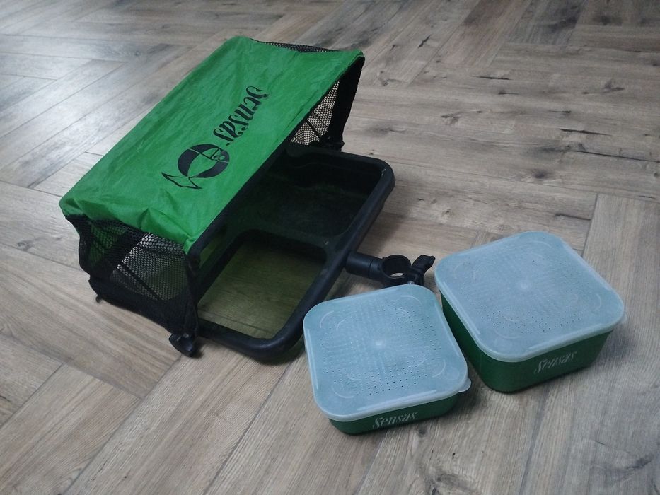 Półka boczna SENSAS z Parawanem D25/30/36mm + 2 pojemniki