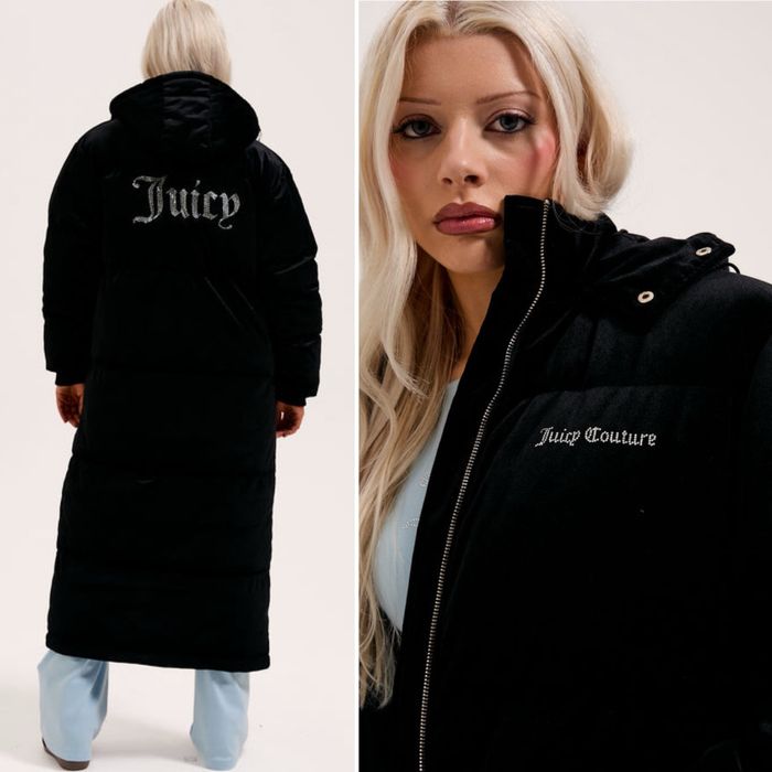 Велюрова куртка пальто Juicy Couture оригінал XS/S з бірками