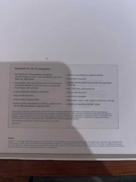 MacBook Pro 13’’ 2018