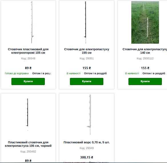 Шнур для электропастуха 250/500/1000 м, 3x0,16, Фарма, Польша