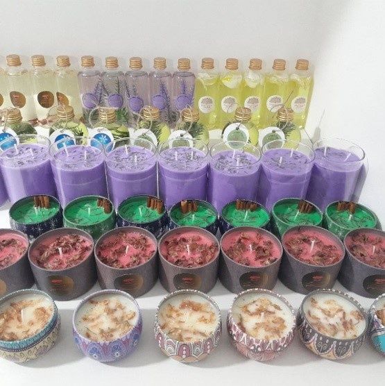 Velas Artesanais (30g, 65g, 120g, 250g)