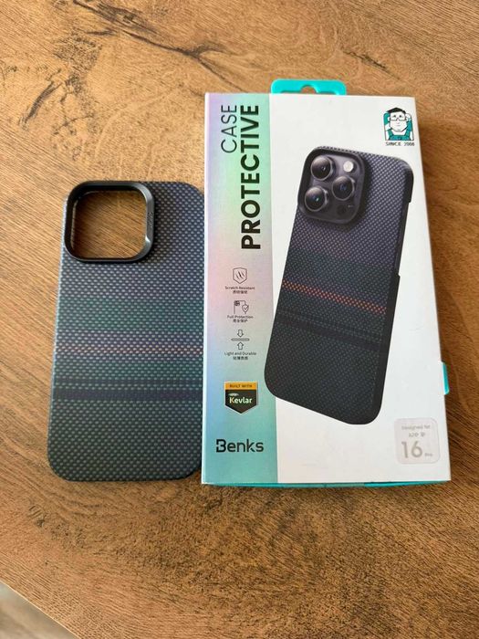 Чехол Benks для iPhone 16 Pro MagClap ArmorPro Case Aurora