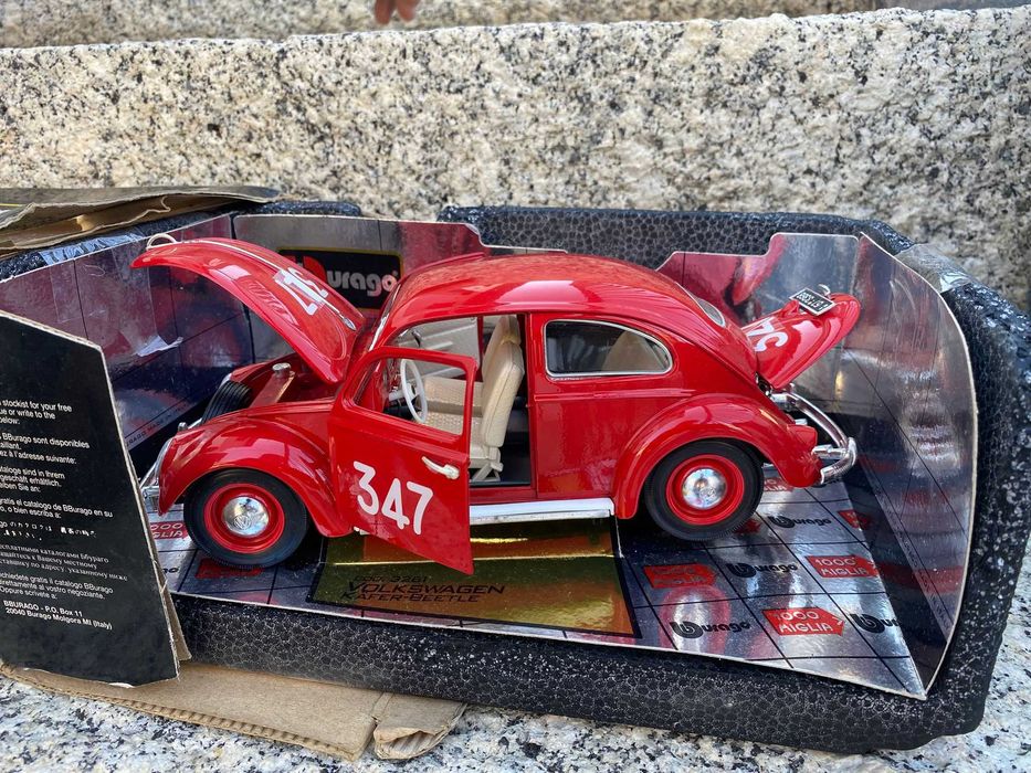 Bburago Volkswagen Kafer-Beetle 1/18 miglia gold colection