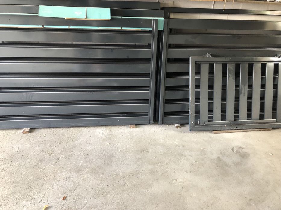 Ogrodzenie panelowe 36m przęsła furtka brama