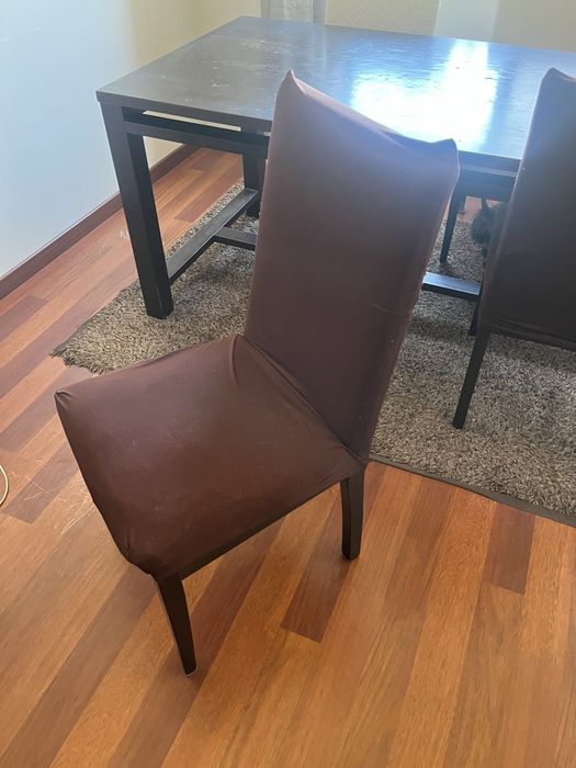 Conjunto mesa de sala + 4 cadeiras