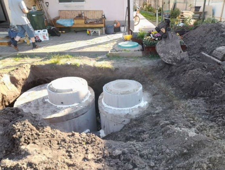 Каналізація з бетонних кілець септик - Ф220 гарантія якості