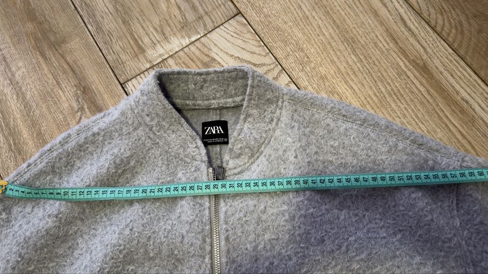 Бомбер Zara S xs сірий