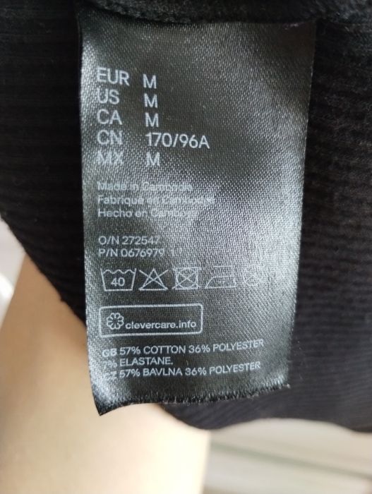 Sukienka mini, czarna, M