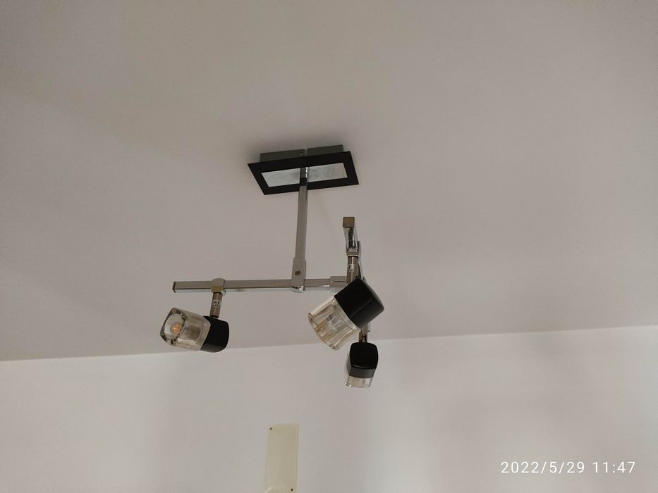 Conjunto quatro candeeiros para lâmpadas G9