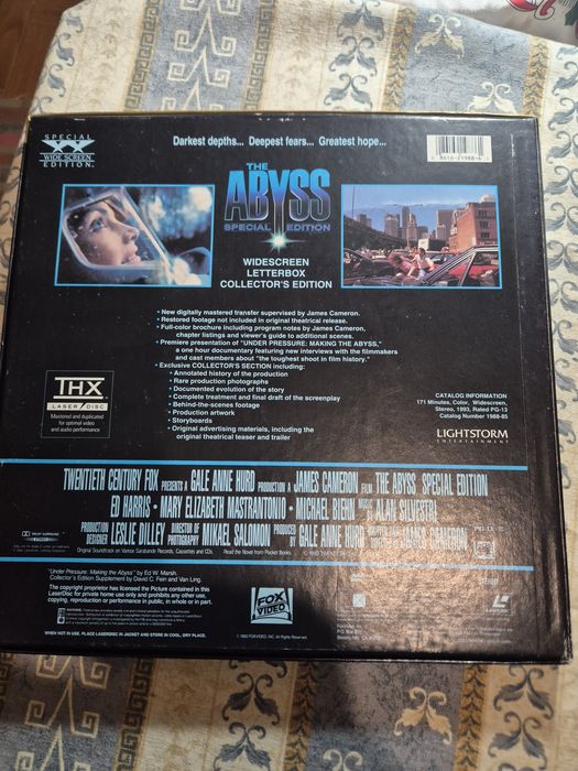 Vendo filme laser disc The Abyss special edition