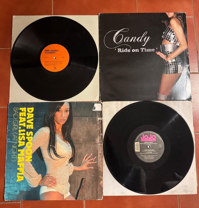 Lote 20 discos vinil - House, Garage House, Tech House, Progressive