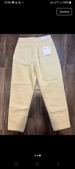 Jeansy damskie 36 bershka