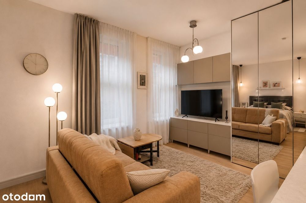 Piękne, jasne mieszkanie typu studio przy ul. Partyzantów