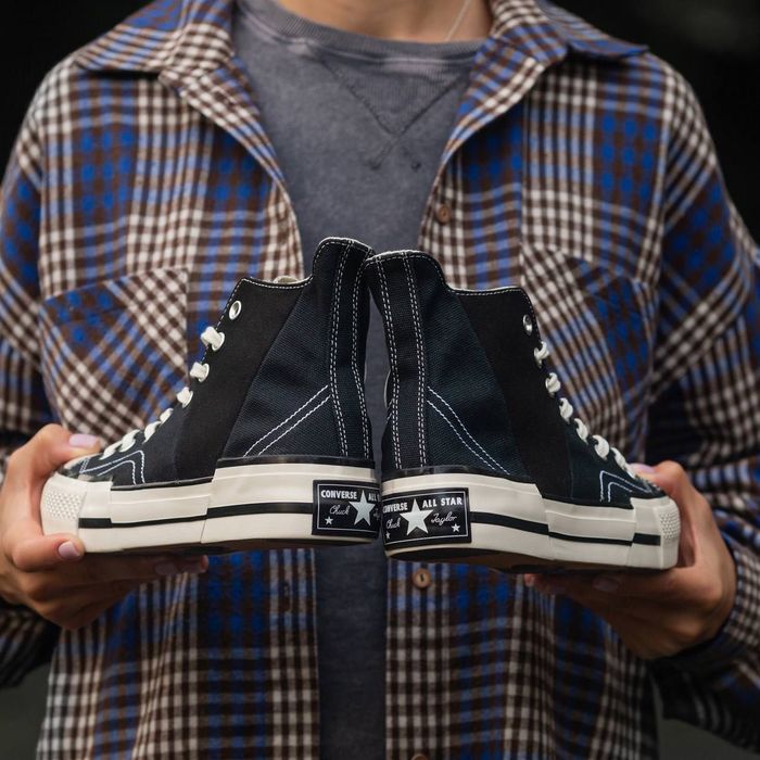 ФЛАГМАН! Converse Chuck Taylor Vintage 70 Plus hi Black\White 37 38 39 40 41 42 43 44 конверс вінтаж