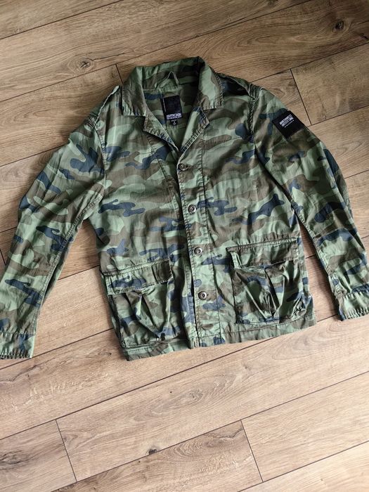 Męska lekka kurta w stylu moro, Smog, S, Stan bardzo dobry