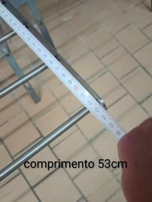 Estendal em inox  dobrável
