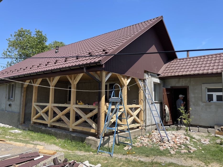 Покрівельні роботи | Дах під ключ | Монтаж каркасних будинків