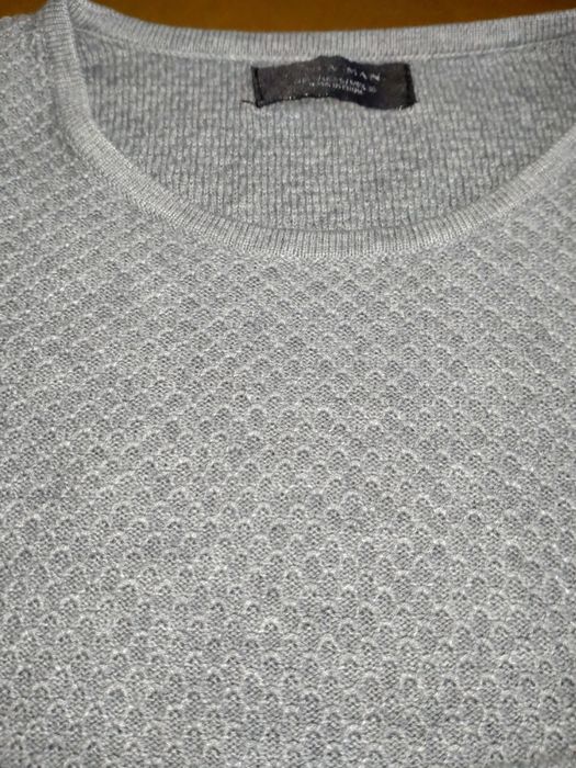 Koszulka, bluzka, szara, Zara, S