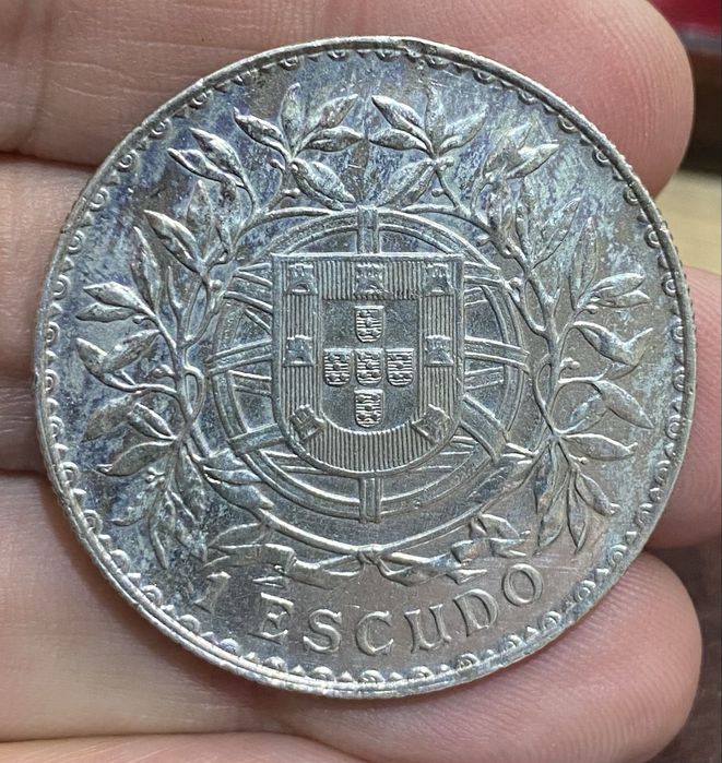 Moeda 1541 - 1 Escudo 1915 Prata