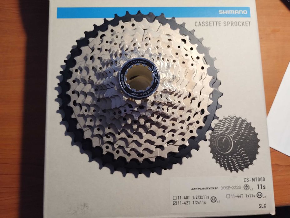 Kaseta Shimano CS-M7000 11-42t 11s HG-X11