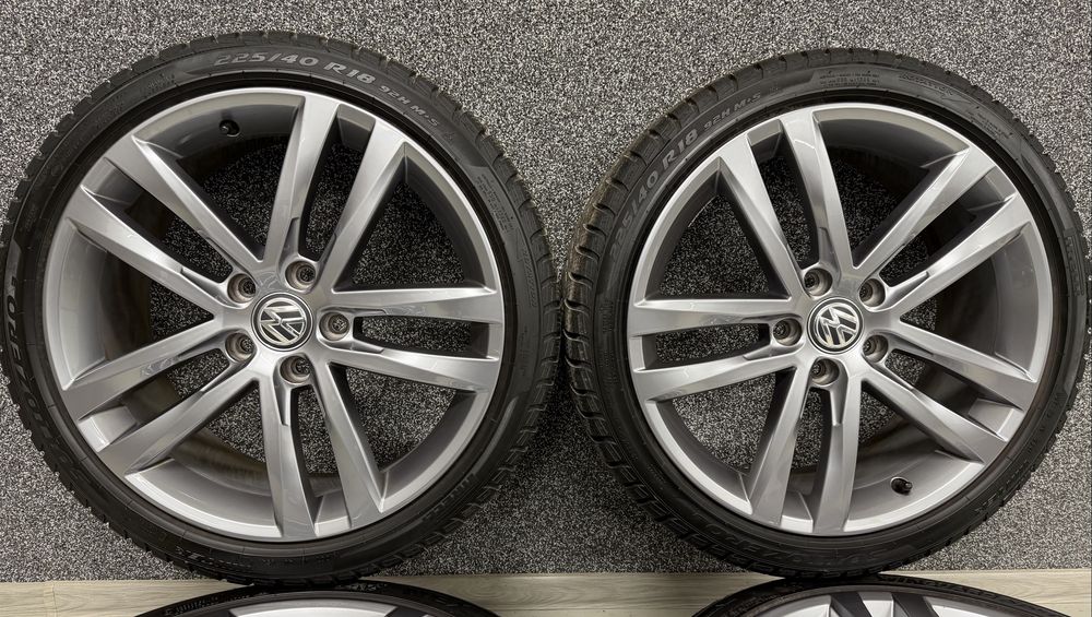 Oryginalne koła zimowe alufelgi 18 VW Golf 6 VI 7 VII GTI GTD