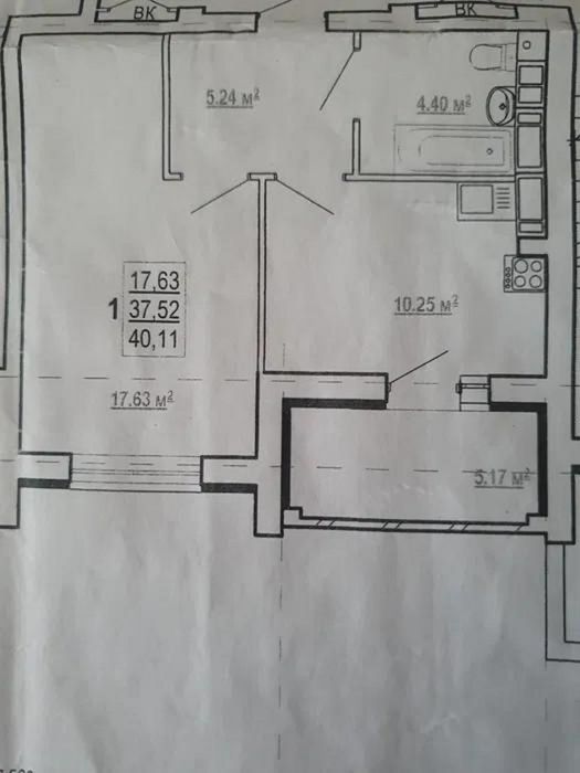 Продам 1-кім. квартиру ЖК Перемога, Олексіївка, пр.Перемоги, 86, OI