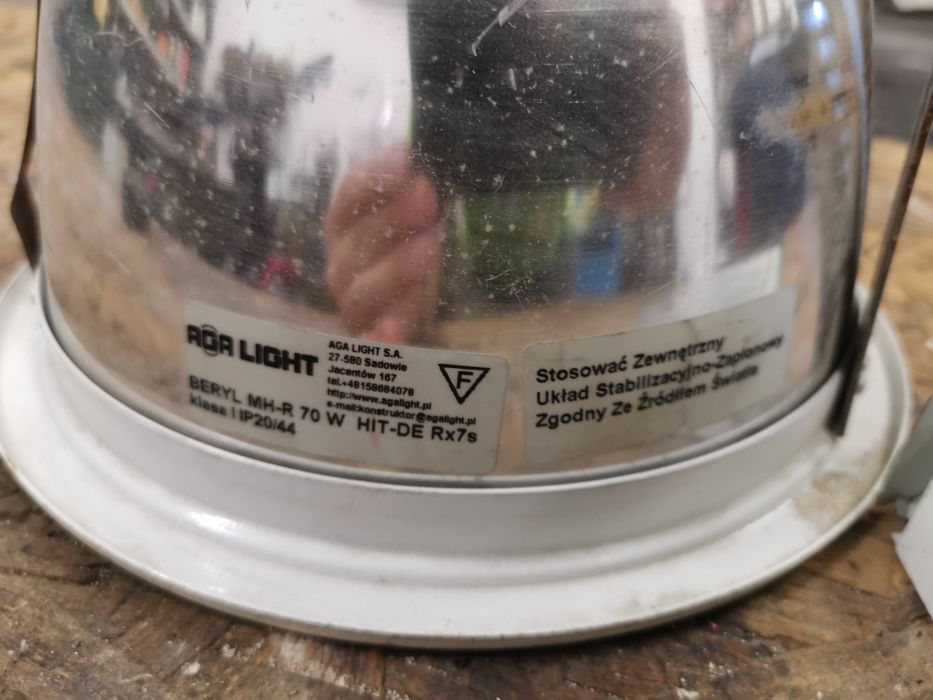 Lampa Sufitowa 70w metalohalogen 200mm statecznik