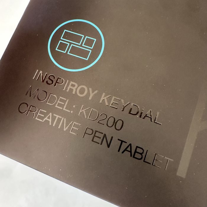 Tablet Huion Keydial KD200 + pentech 3.0+