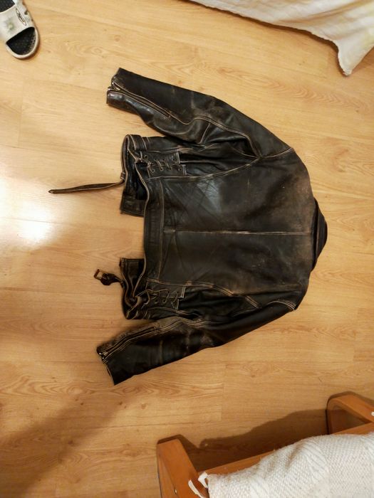 Kurtka skórzana męska