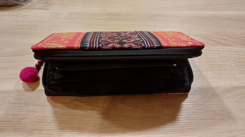 Nowy portfel etno boho kopertówka