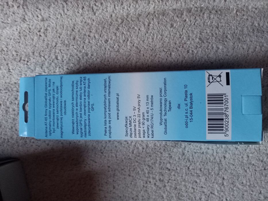 Antena GPS zewnętrzna