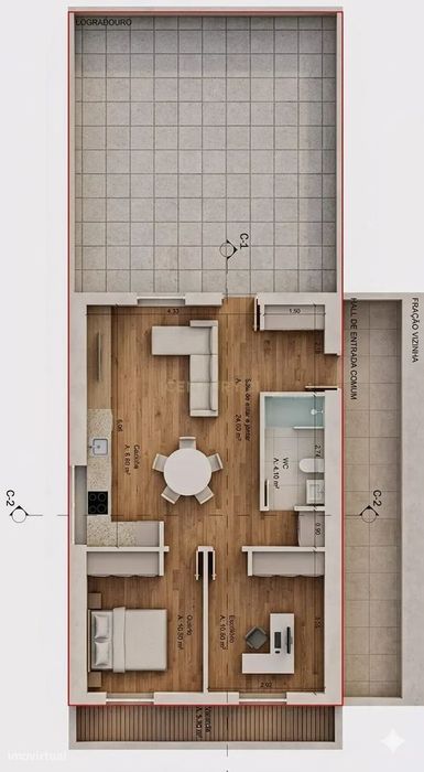Apartamento T2 Novo no Centro do Marco de Canaveses — Marco, Porto