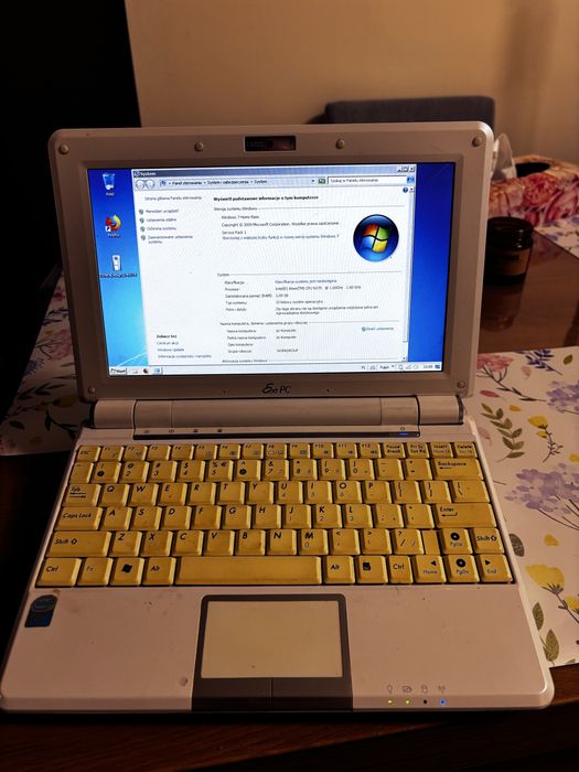 Notebook Eee Pc 2GB ram dysk hdd bateria 10h