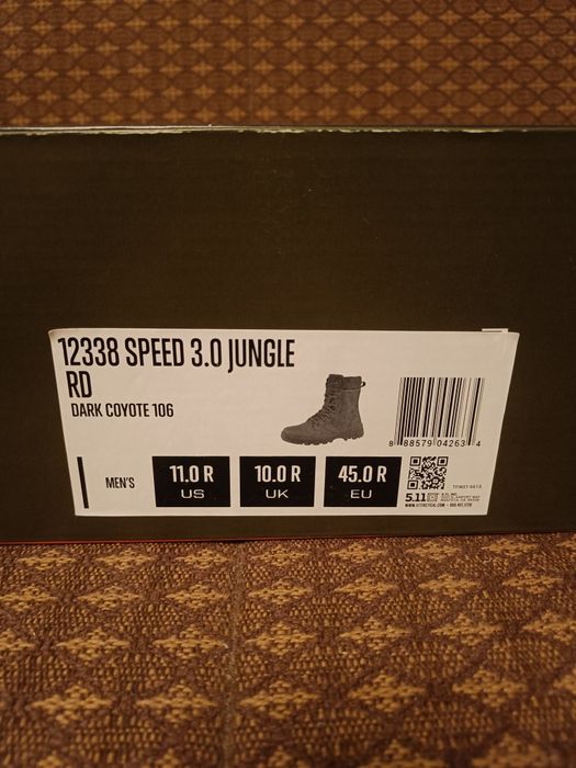 Buty taktyczne  5.11 Speed 3.0 Dark Coyote RapidDry Boot Wojskowe