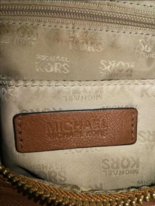 Брендовая кожаная сумка Michael Kors
