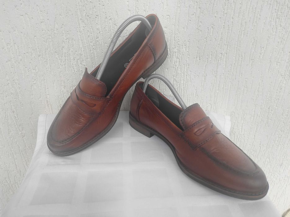 Кожанние туфли-лофери 5th avenue р.39